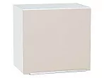 Шкаф верхний горизонтальный Фьюжн Cream Silk/Белый 460*500*318