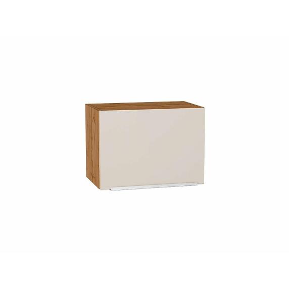 Шкаф верхний горизонтальный Фьюжн Cream Silk/Дуб Вотан 358*500*320