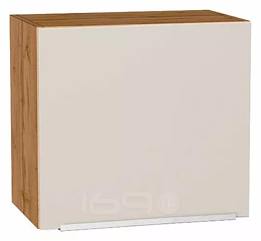 Шкаф верхний горизонтальный Фьюжн Cream Silk/Дуб Вотан 460*500*318