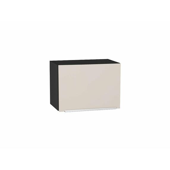 Шкаф верхний горизонтальный Фьюжн Cream Silk/Graphite 358*500*320