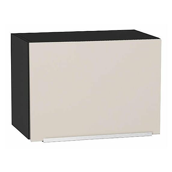 Шкаф верхний горизонтальный Фьюжн Cream Silk/Graphite 358*500*320