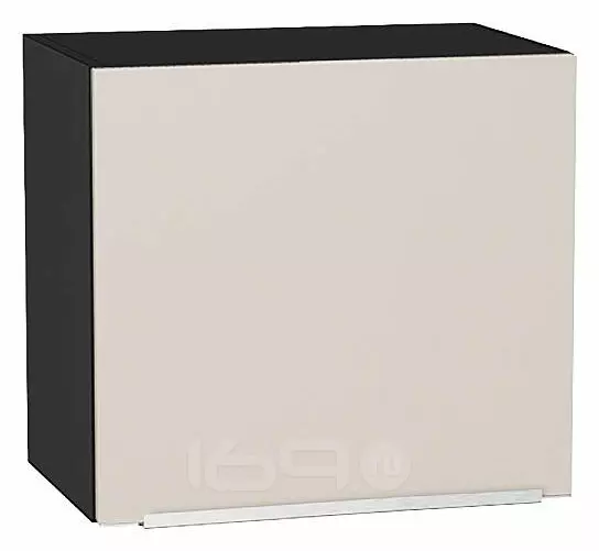Шкаф верхний горизонтальный Фьюжн Cream Silk/Graphite 460*500*318