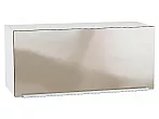 Шкаф верхний горизонтальный Фьюжн Gallant Белый 358*800*320