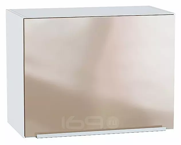Шкаф верхний горизонтальный Фьюжн Gallant Белый 460*600*318