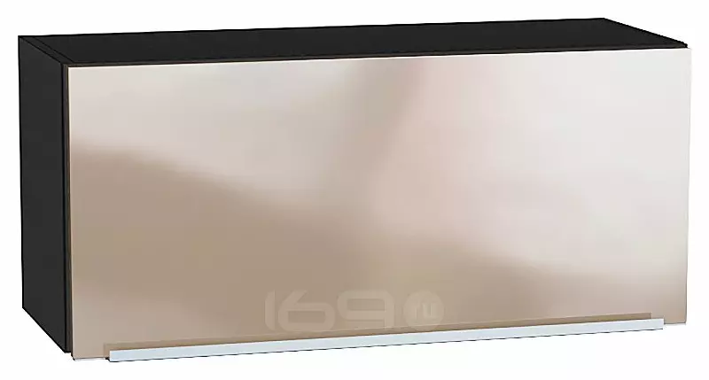 Шкаф верхний горизонтальный Фьюжн Gallant Graphite 358*800*320