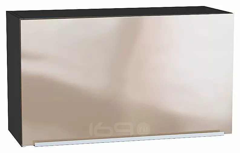 Шкаф верхний горизонтальный Фьюжн Gallant Graphite 460*800*318
