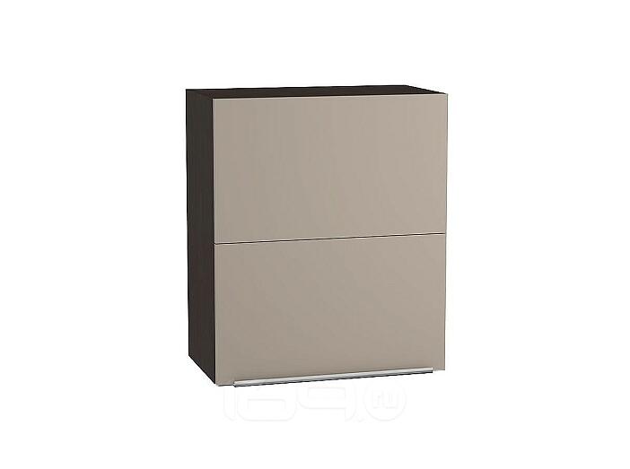 Шкаф верхний горизонтальный Фьюжн с подъемным механизмом ВГ 601 Cappuccino-Венге