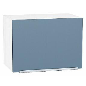 Шкаф верхний горизонтальный Фьюжн Silky Blue Белый 358*500*320