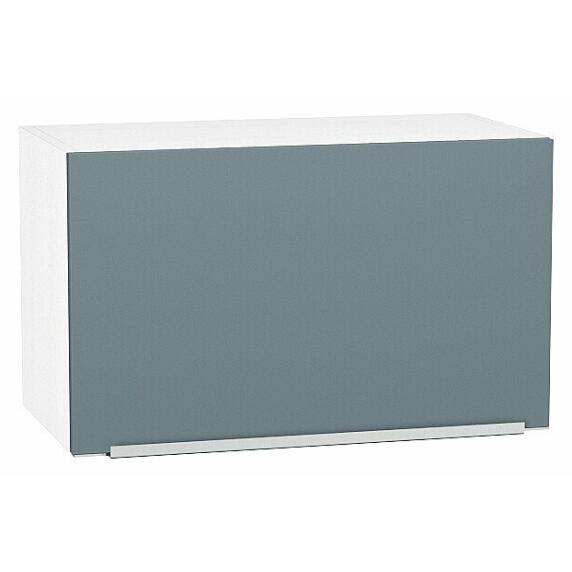 Шкаф верхний горизонтальный Фьюжн Silky Blue Белый 358*600*320