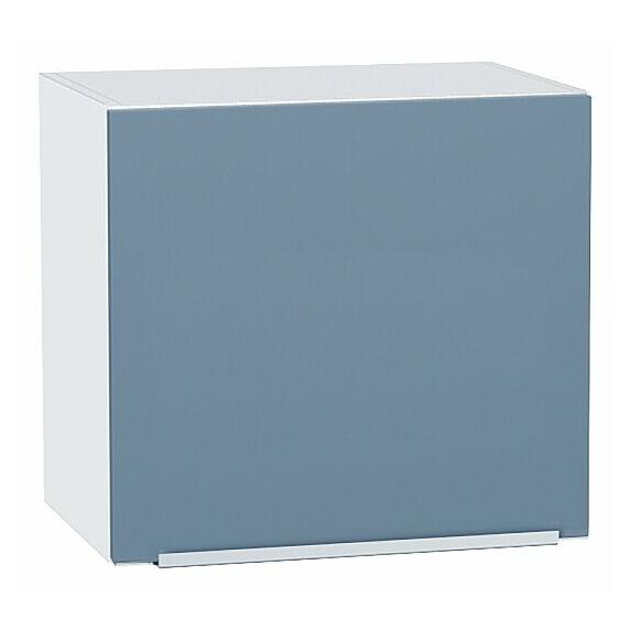 Шкаф верхний горизонтальный Фьюжн Silky Blue Белый 460*500*318