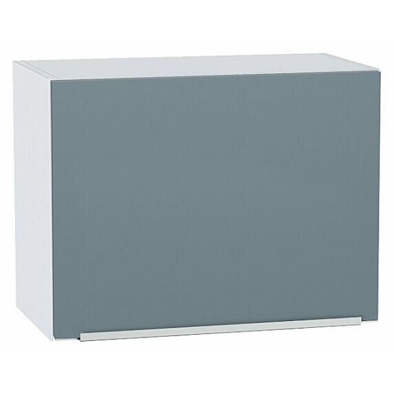 Шкаф верхний горизонтальный Фьюжн Silky Blue Белый 460*600*318