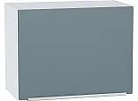 Шкаф верхний горизонтальный Фьюжн Silky Blue Белый 460*600*318