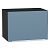 Шкаф верхний горизонтальный Фьюжн Silky Blue Graphite 358*500*320