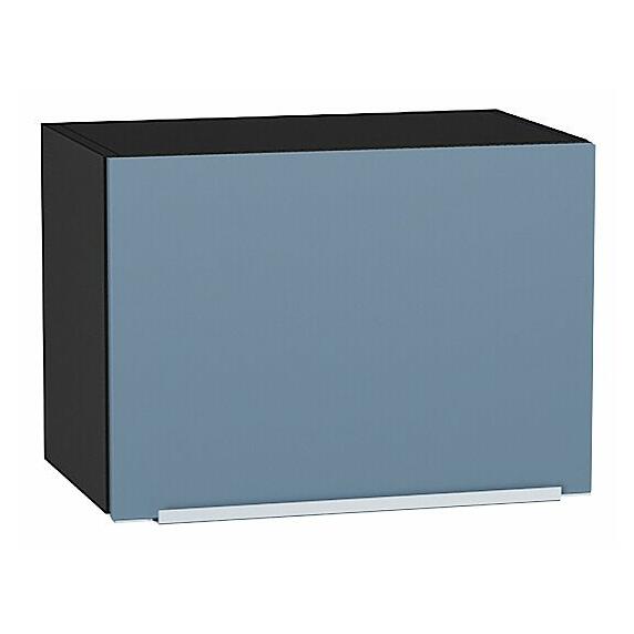 Шкаф верхний горизонтальный Фьюжн Silky Blue Graphite 358*500*320