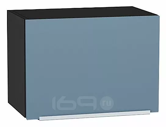 Шкаф верхний горизонтальный Фьюжн Silky Blue Graphite 358*500*320