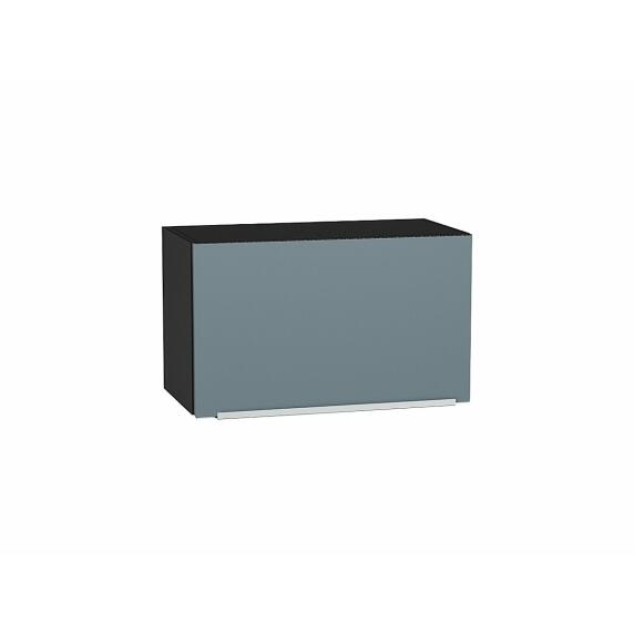 Шкаф верхний горизонтальный Фьюжн Silky Blue Graphite 358*600*320