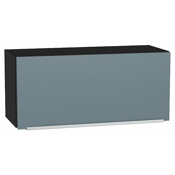 Шкаф верхний горизонтальный Фьюжн Silky Blue Graphite 358*800*320