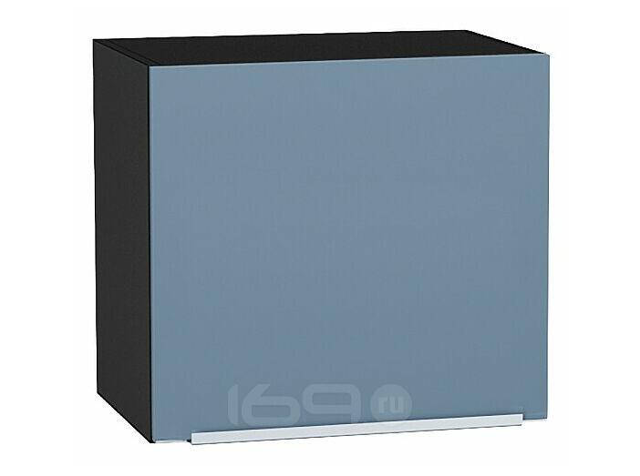 Шкаф верхний горизонтальный Фьюжн Silky Blue Graphite 460*500*318