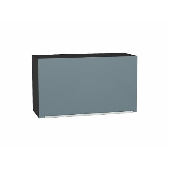 Шкаф верхний горизонтальный Фьюжн Silky Blue Graphite 460*800*318