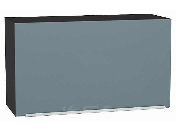 Шкаф верхний горизонтальный Фьюжн Silky Blue Graphite 460*800*318