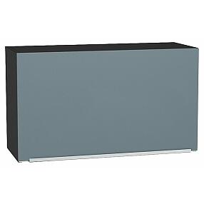 Шкаф верхний горизонтальный Фьюжн Silky Blue Graphite 460*800*318