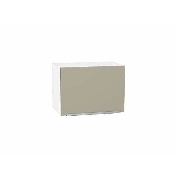 Шкаф верхний горизонтальный Фьюжн Silky Grey Белый 358*500*320