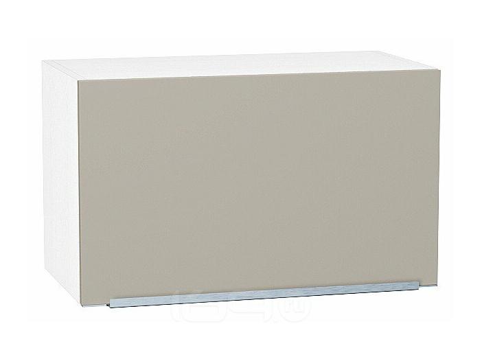 Шкаф верхний горизонтальный Фьюжн Silky Grey Белый 358*600*320