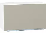 Шкаф верхний горизонтальный Фьюжн Silky Grey Белый 358*600*320