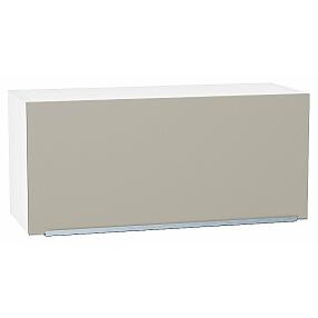 Шкаф верхний горизонтальный Фьюжн Silky Grey Белый 358*800*320