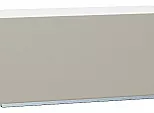 Шкаф верхний горизонтальный Фьюжн Silky Grey Белый 358*800*320