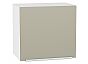 Шкаф верхний горизонтальный Фьюжн Silky Grey Белый 460*500*318