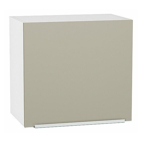 Шкаф верхний горизонтальный Фьюжн Silky Grey Белый 460*500*318