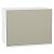 Шкаф верхний горизонтальный Фьюжн Silky Grey Белый 460*600*318