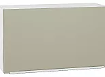 Шкаф верхний горизонтальный Фьюжн Silky Grey Белый 460*800*318