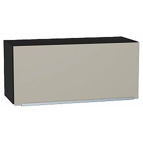 Шкаф верхний горизонтальный Фьюжн Silky Grey Graphite 358*800*320