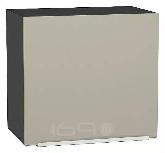 Шкаф верхний горизонтальный Фьюжн Silky Grey Graphite 460*500*318
