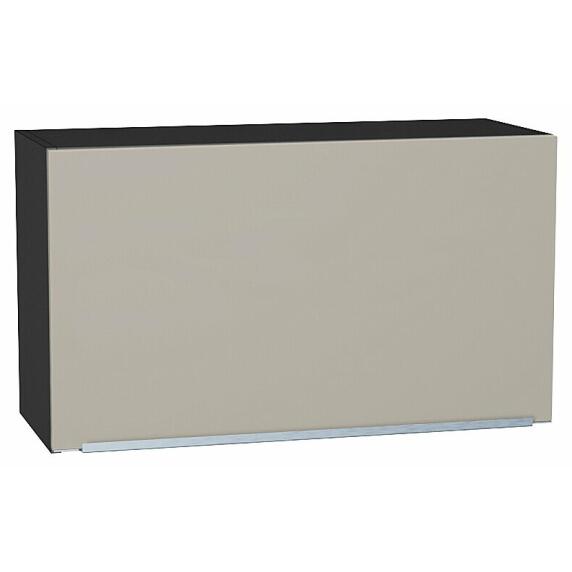 Шкаф верхний горизонтальный Фьюжн Silky Grey Graphite 460*800*318