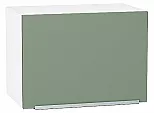 Шкаф верхний горизонтальный Фьюжн Silky Mint Белый 358*500*320