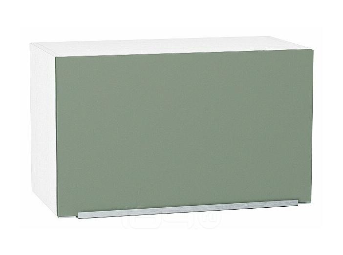 Шкаф верхний горизонтальный Фьюжн Silky Mint Белый 358*600*320
