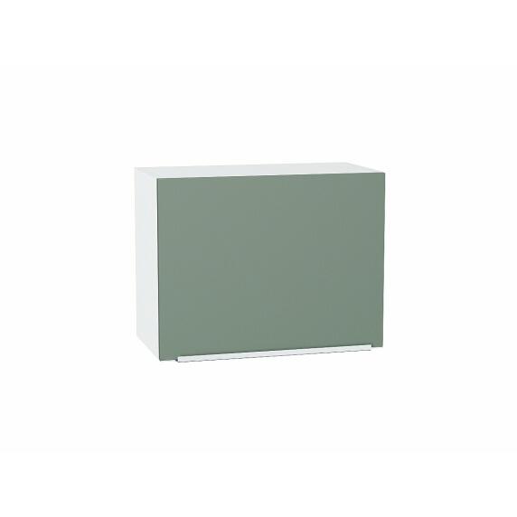 Шкаф верхний горизонтальный Фьюжн Silky Mint Белый 460*600*318