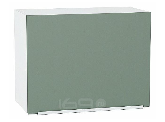 Шкаф верхний горизонтальный Фьюжн Silky Mint Белый 460*600*318