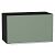 Шкаф верхний горизонтальный Фьюжн Silky Mint Graphite 358*600*320