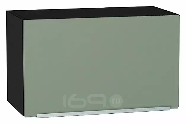 Шкаф верхний горизонтальный Фьюжн Silky Mint Graphite 358*600*320