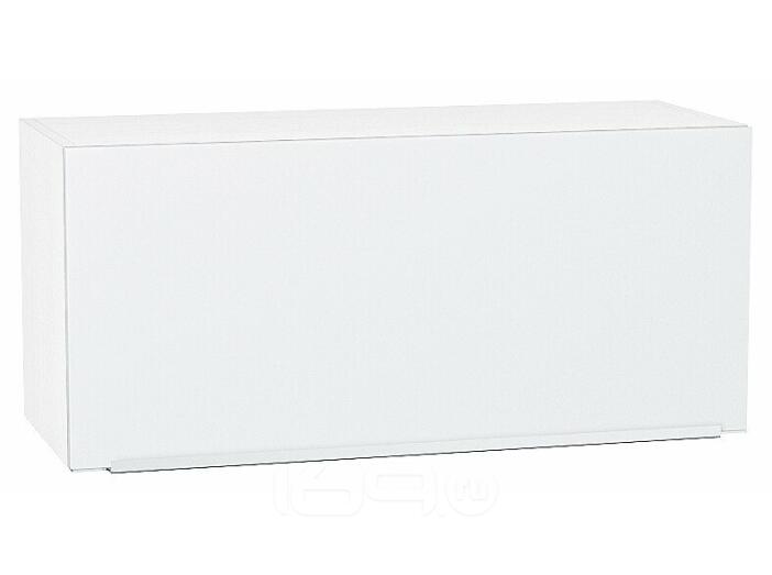 Шкаф верхний горизонтальный Фьюжн Silky White Белый 358*800*320