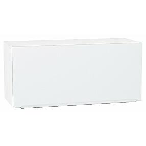 Шкаф верхний горизонтальный Фьюжн Silky White Белый 358*800*320