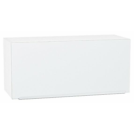 Шкаф верхний горизонтальный Фьюжн Silky White Белый 358*800*320