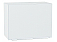 Шкаф верхний горизонтальный Фьюжн Silky White Белый 460*600*318