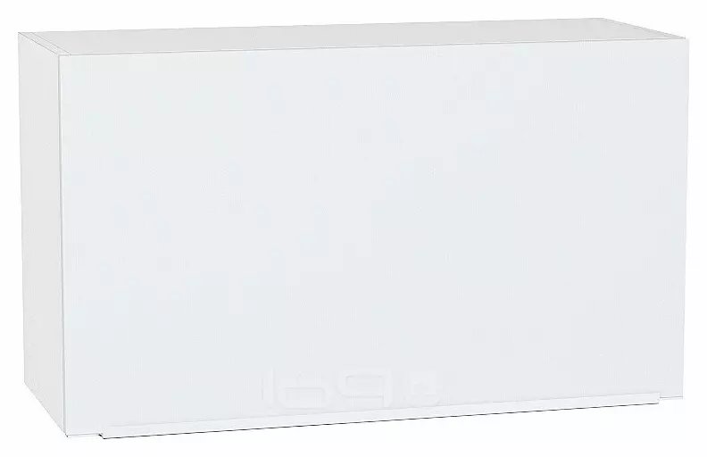 Шкаф верхний горизонтальный Фьюжн Silky White Белый 460*800*318