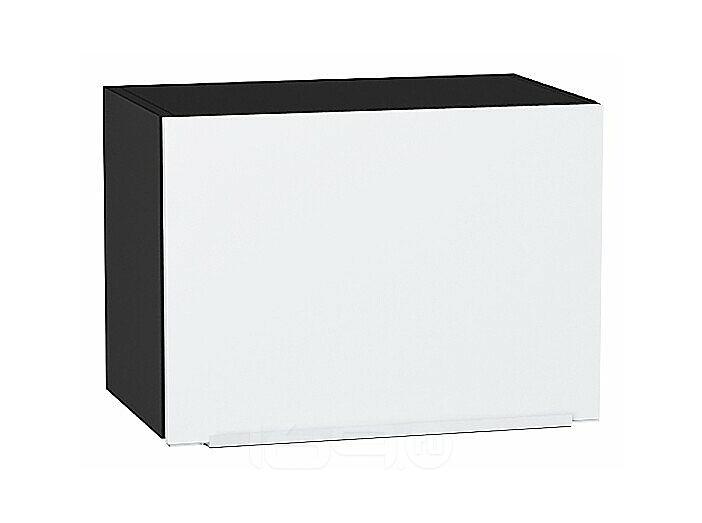 Шкаф верхний горизонтальный Фьюжн Silky White Graphite 358*500*320