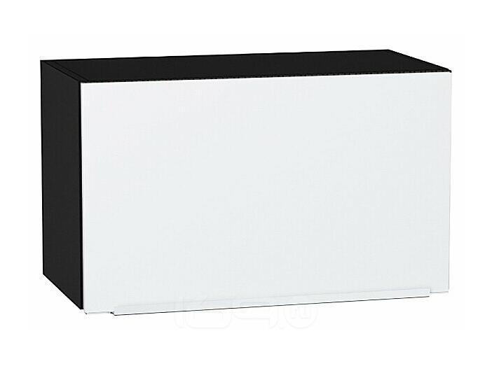 Шкаф верхний горизонтальный Фьюжн Silky White Graphite 358*600*320